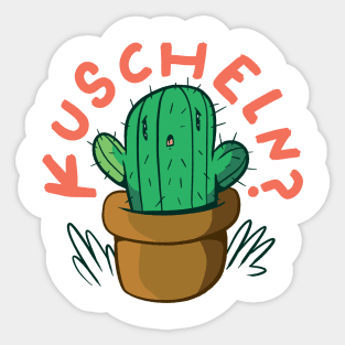 Cuddle Cactus Sticker